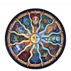 Zodiac 5D Paint By Diamonds with 2 Storage Cases (PAD3)